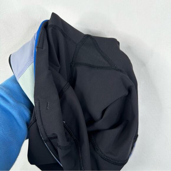 Lululemon Speed Tight Black Leggings Ruched Legs Pockets Size 6 - Picture 6 of 12